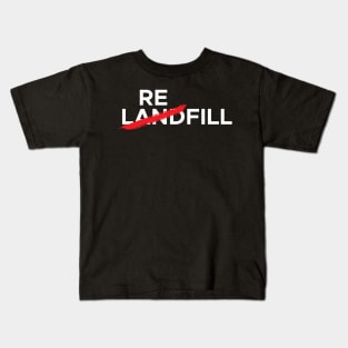 Refill not landfill Kids T-Shirt
